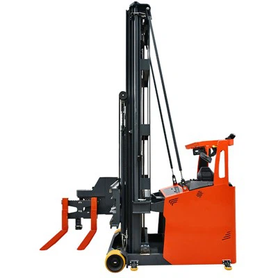 1.5 टन संकीर्ण सुरंग इलेक्ट्रिक स्टेकर फोर्कलिफ्ट ट्रक